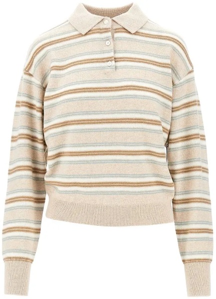 Tricou Polo Cashmere polo shirt with striped motif