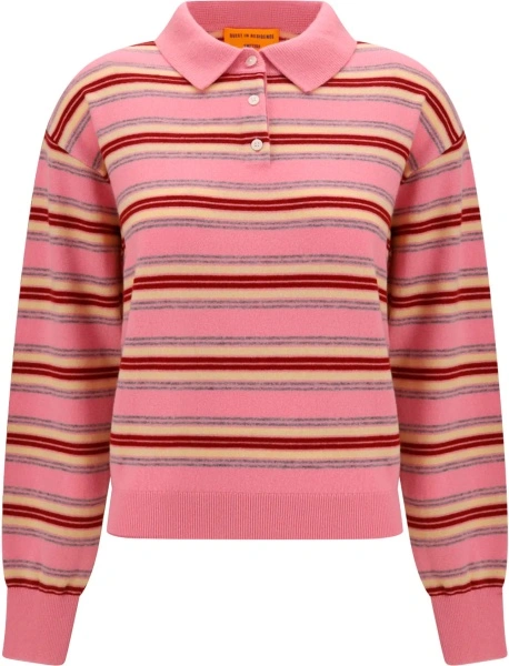 Tricou Polo College striped Polo Sweater