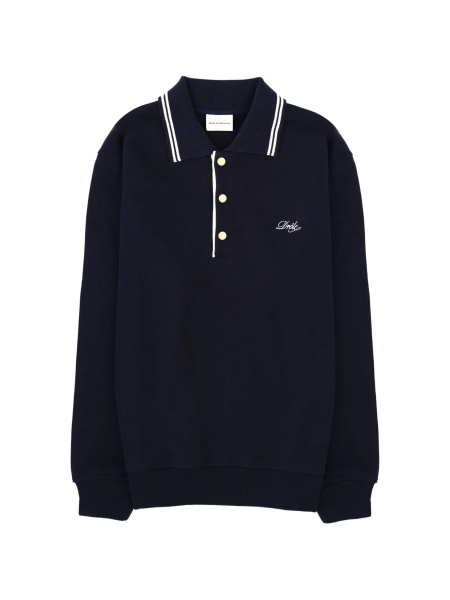 Tricou Polo DRÔLE DE MONSIEUR albastru