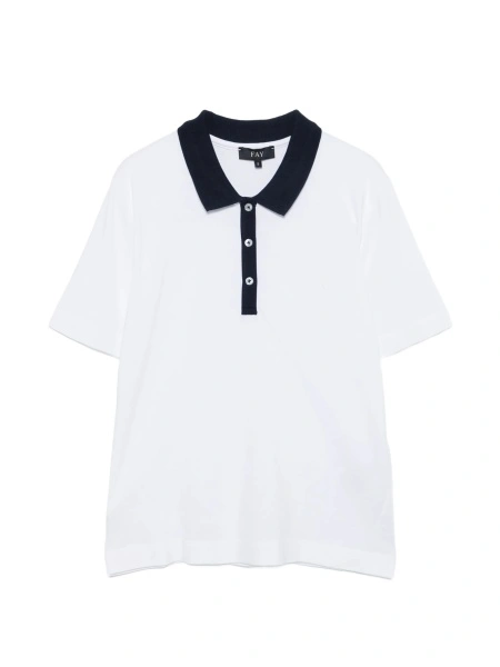 Tricou Polo Fay alb