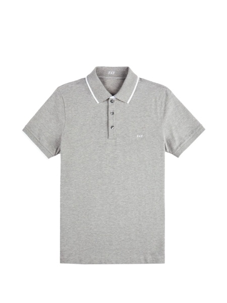 Tricou Polo Fay gri