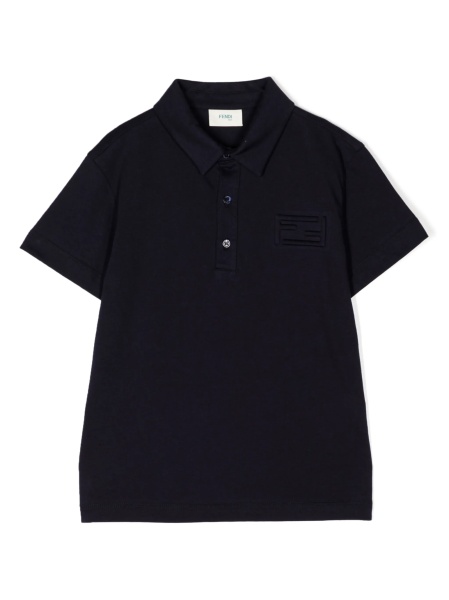 Tricou Polo Fendi albastru