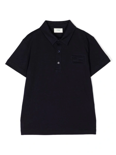 Tricou Polo Fendi albastru