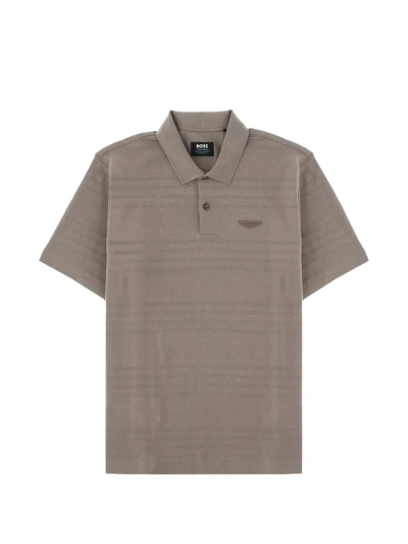 Tricou Polo Hugo Boss gri