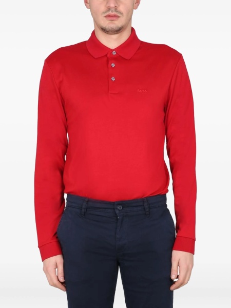 Tricou Polo Hugo Boss rosu