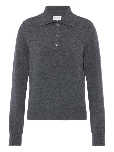 Tricou Polo Maison Margiela gri