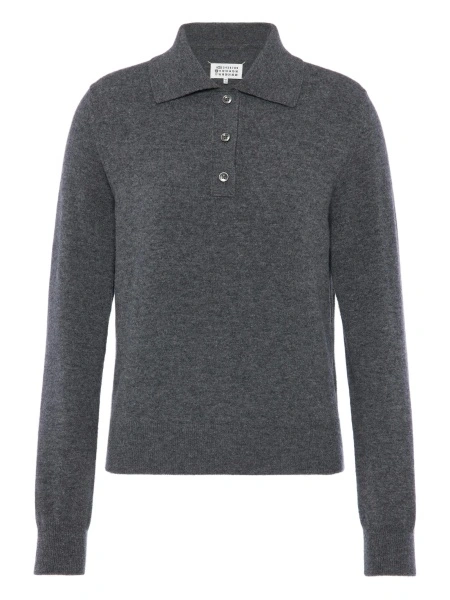 Tricou Polo Maison Margiela gri