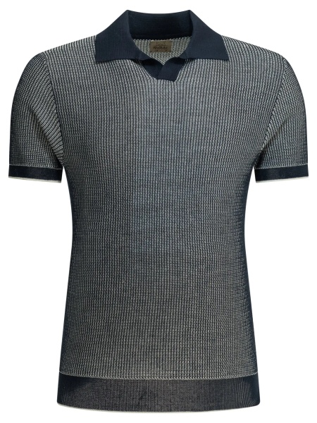 Tricou Polo "Mercedes 300" buttonless polo shirt