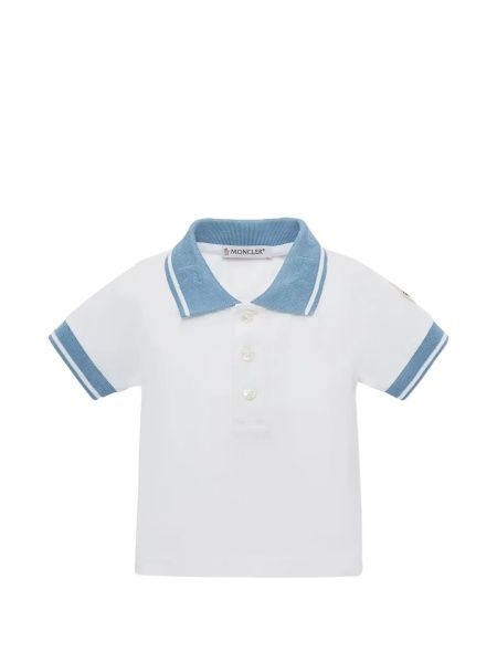 Tricou Polo Moncler alb
