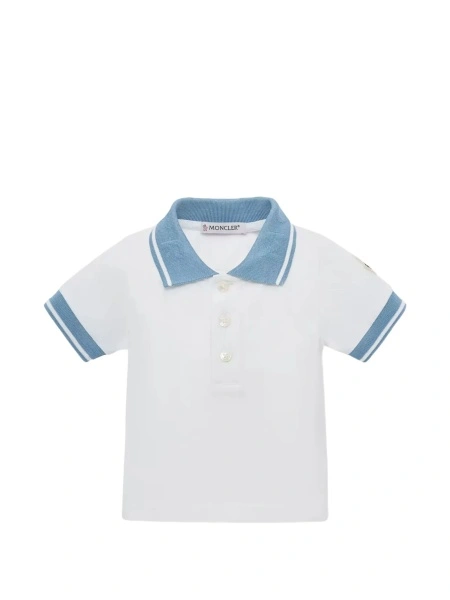 Tricou Polo Moncler alb