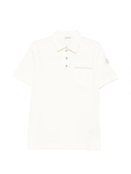 Tricou Polo Moncler alb