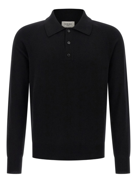 Tricou Polo Saint Laurent negru