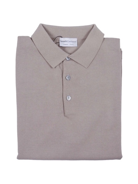 Tricou Polo SETTE FILI CASHMERE neutru