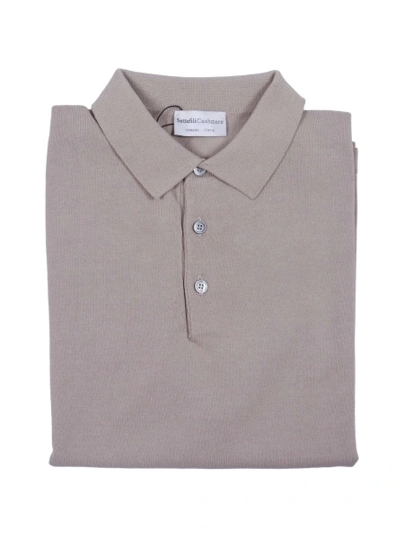 Tricou Polo SETTE FILI CASHMERE neutru