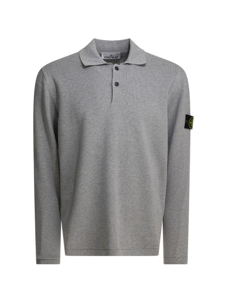 Tricou Polo Stone Island gri