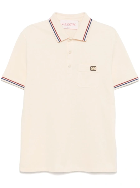 Tricou Polo Valentino Garavani neutru