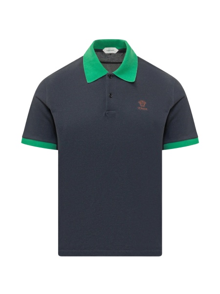 Tricou Polo Versace gri