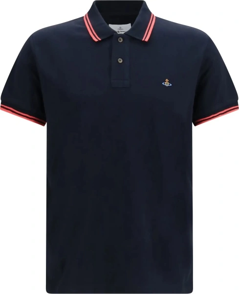 Tricou polo Vivienne Westwood albastru