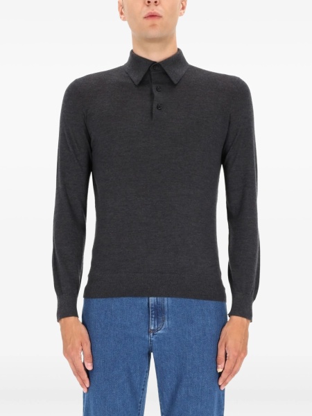 Tricou Polo ZEGNA gri