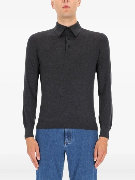 Tricou Polo ZEGNA gri