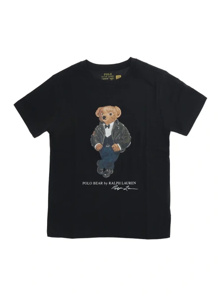 Tricou Ralph Lauren negru din bumbac