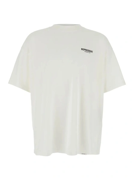 Tricou REPRESENT alb din bumbac