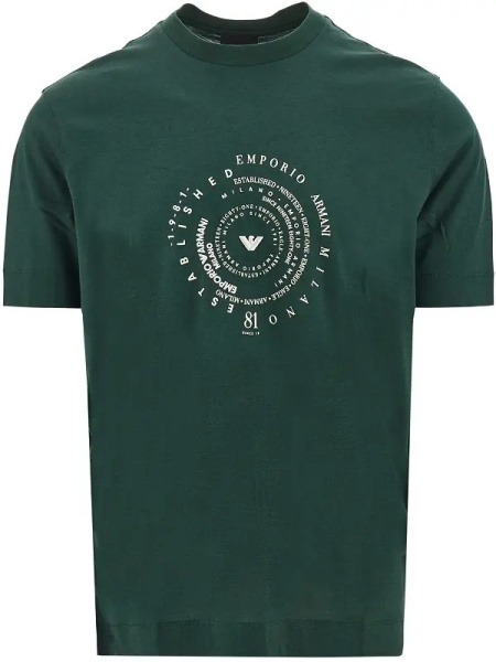 Tricou Round logo print T-shirt