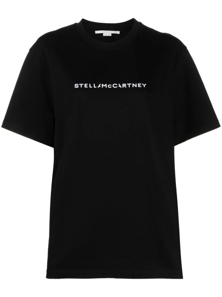 Tricou Stella McCartney negru din bumbac