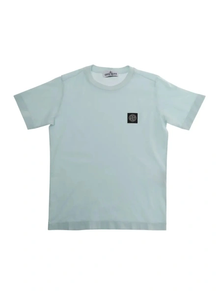 Tricou Stone Island albastru din bumbac 'L1S162100002S0047V0041'