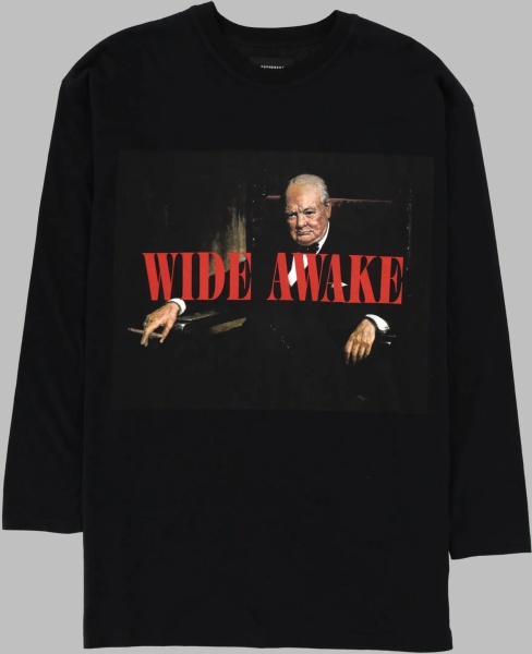 Tricou T-Shirt "Churchill" A Manica Lunga