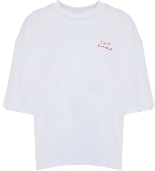 Tricou T-shirt with logo embroidery