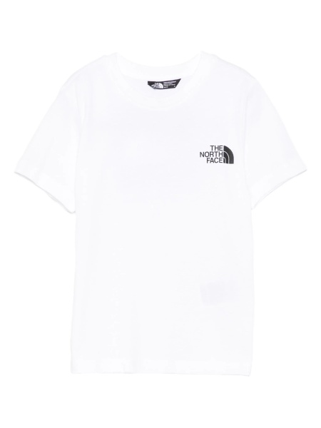Tricou The North Face Kids alb