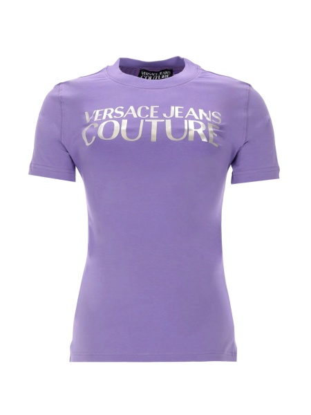 Tricou Versace Jeans Couture violet