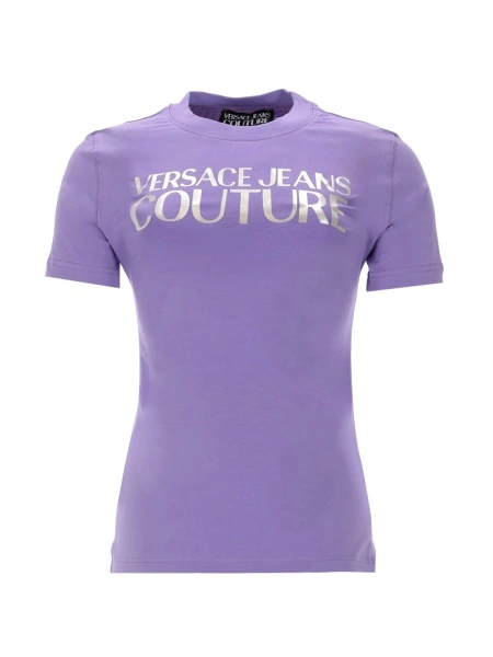 Tricou Versace Jeans Couture violet