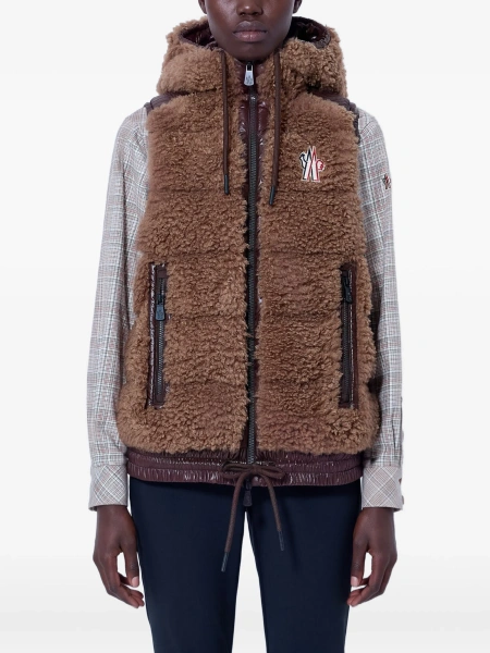 Vesta Moncler Grenoble maro din polyester