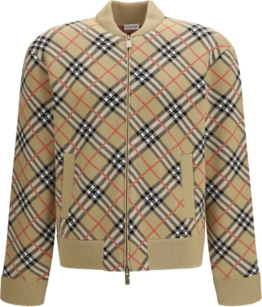 Vintage Check zip Cardigan
