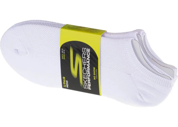 3pk No Show Stretch Socks