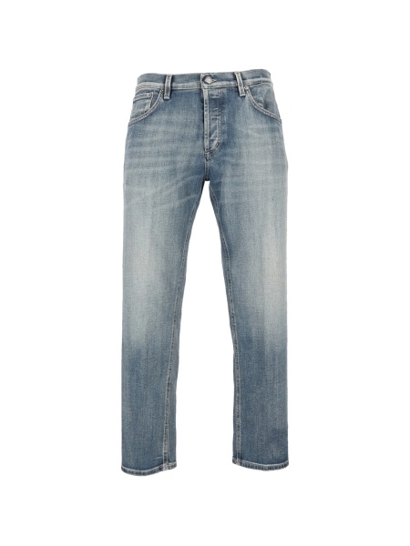 Blugi conici Dondup albastri