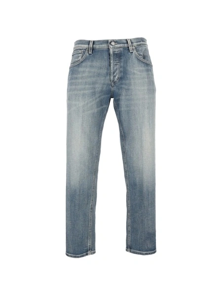 Blugi conici Dondup albastri