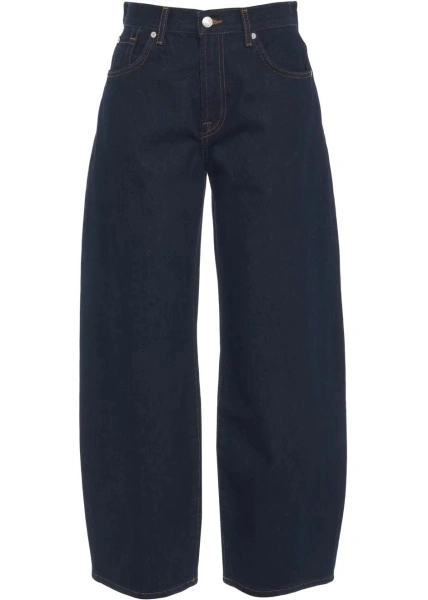 Blugi drepti 7 For All Mankind albastri 'Bonnie Curvilinear'