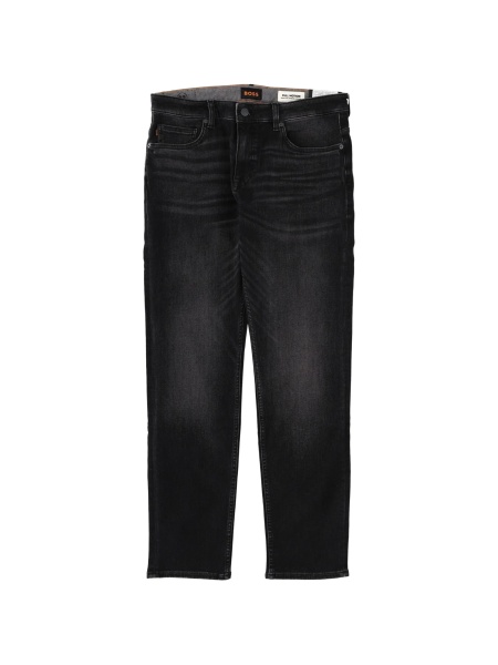 Blugi drepti Hugo Boss negri