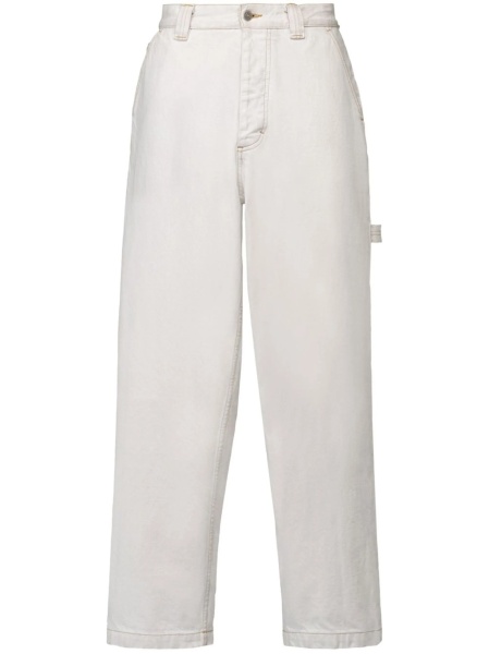Blugi drepti Maison Margiela albi