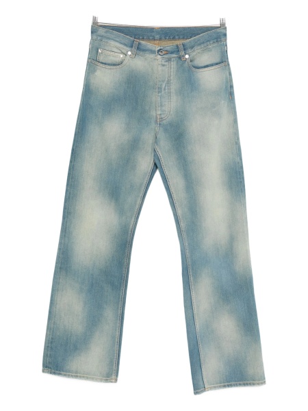Blugi drepti Off-White albastri