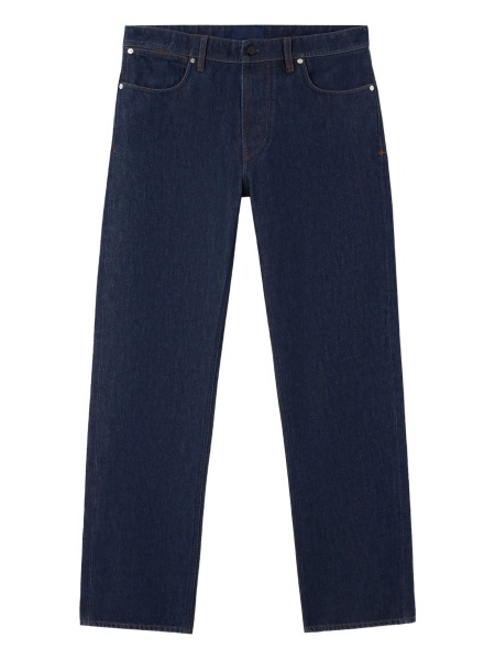 Blugi drepti Stone Island albastri