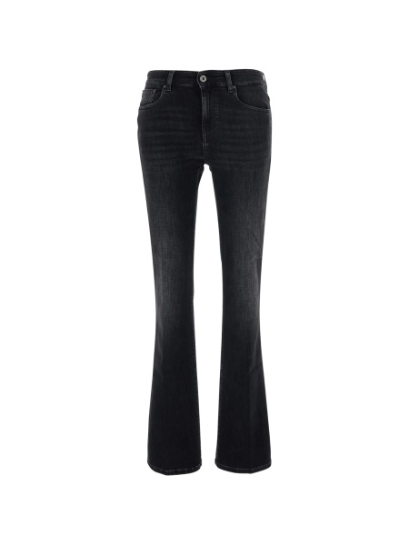 Blugi evazati Ag Jeans negri