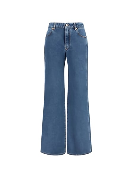 Blugi evazati Balmain albastri
