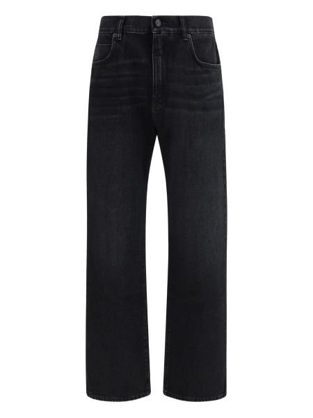 Blugi evazati Balmain negri