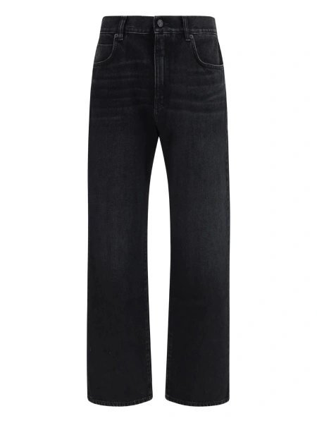 Blugi evazati Balmain negri