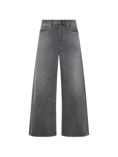 Blugi evazati Golden Goose star gri