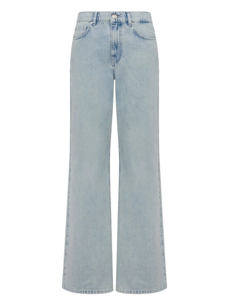Blugi evazati MOSCHINO JEANS albastri